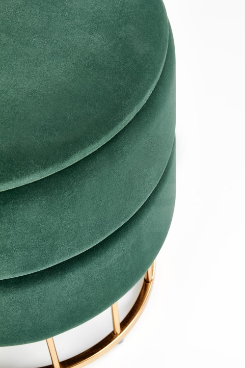 MINTY pufa ciemny zielony / złoty (1p=1szt)