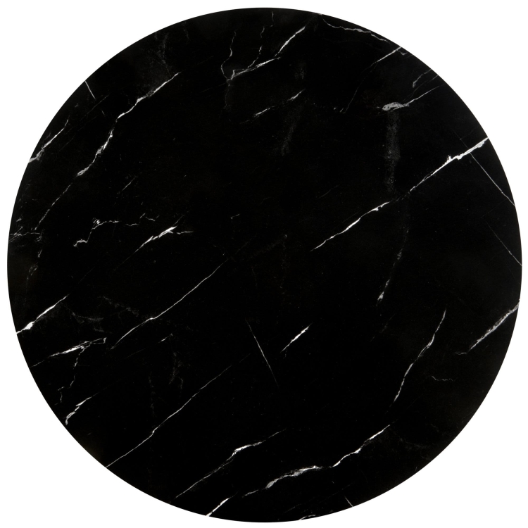 PAOLA zestaw 2 ław, czarny marmur / złoty (1p=1szt)