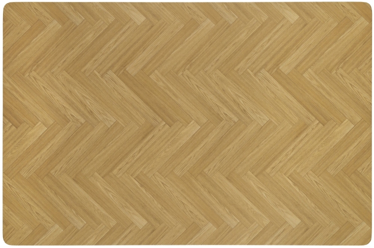 BERTO stół blat - naturalny, noga - czarny (2p=1szt)