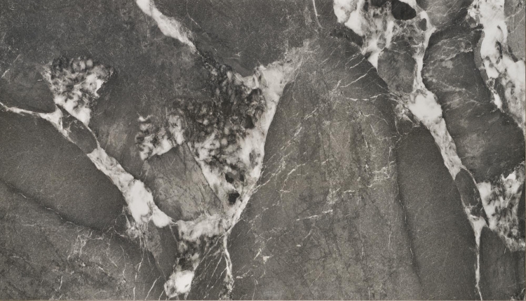 FELIX stół rozkładany, blat - popielaty marmur, nogi - czarny (2p=1szt)